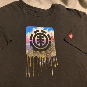 Element NYC T-Shirt, Men Size L, 2-sided